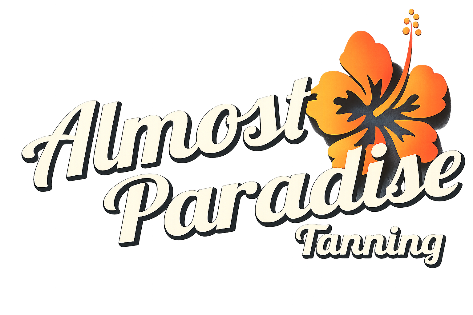 Almost Paradise Tanning logo